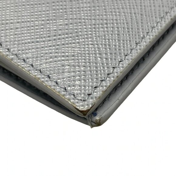 Auth PRADA - 1MV025 Light Blue Saffiano Leather Long Wallet - Picture 7 of 13